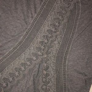 Quarter Sleeve Dark Gray Shirt